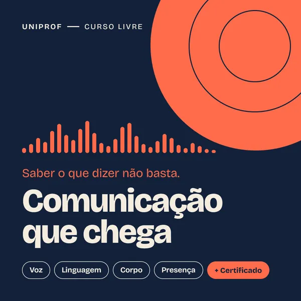 Capa do curso Comunicação e Oratória: Fale com Segurança em Qualquer Situação
