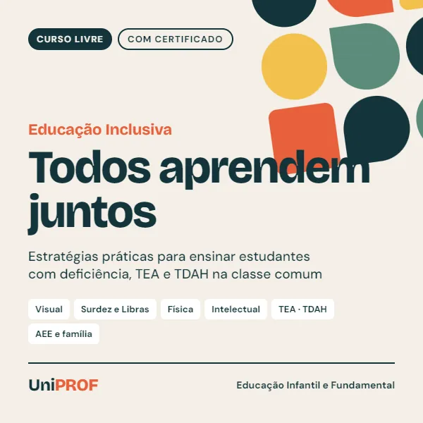 Capa do curso Inclusão Escolar na Prática: Estratégias para Estudantes com Deficiência