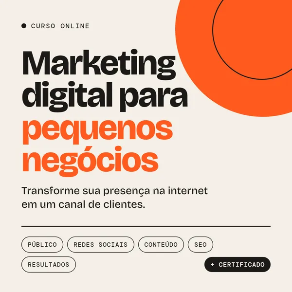 Capa do curso Marketing Digital na Prática: Atraia Clientes pela Internet