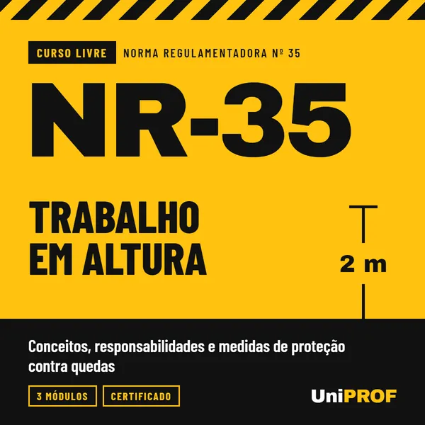 Capa do curso Trabalho em Altura: Conhecendo a NR-35